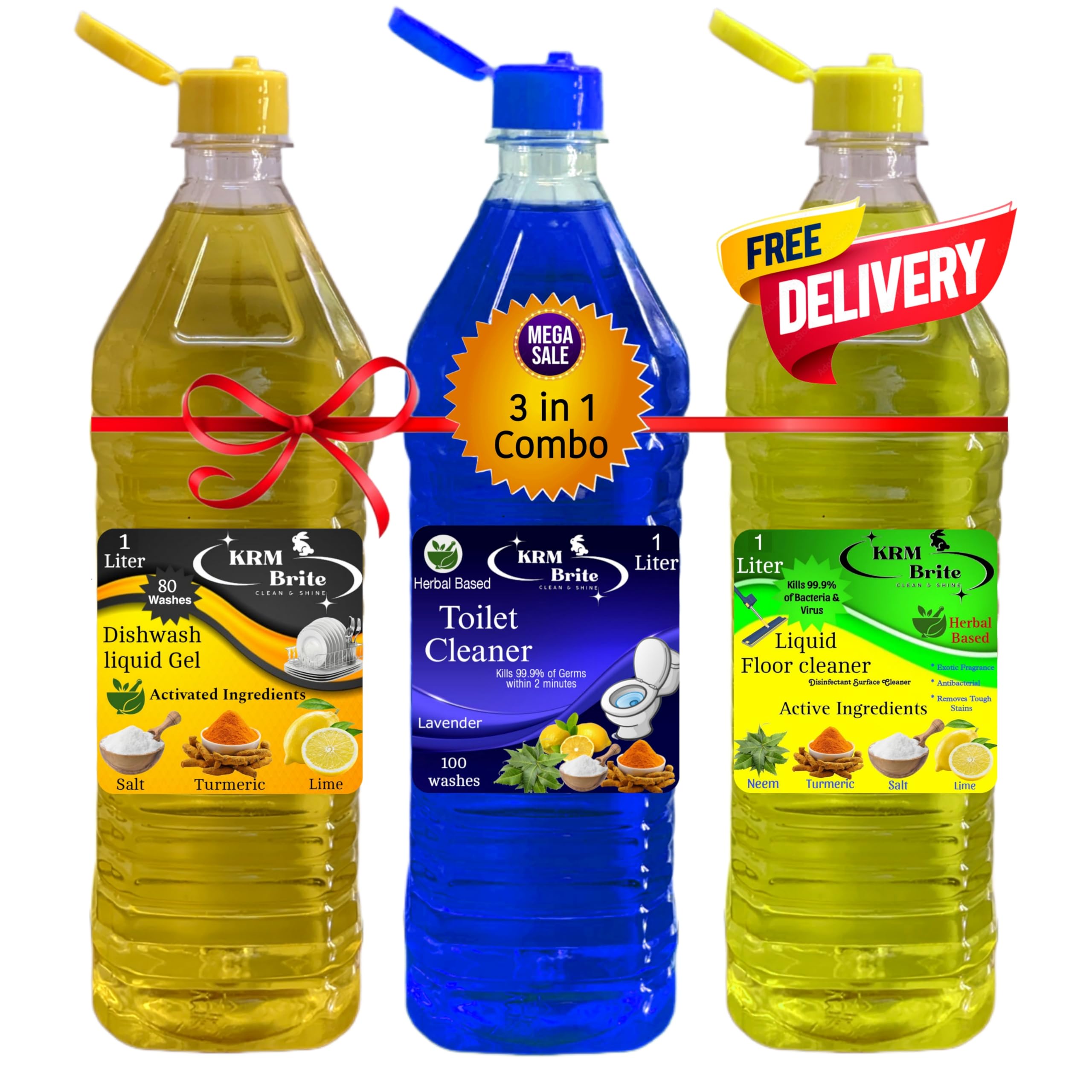 Krm Brite Dishwash Liquid Gel Herbal based Tamarind, Turmeric, Lemon & active Salt with Lemon Fragrance Grease Cleaner For All Utensils, Dishwashing Liquid 5 Liter (B0D9BZY2CN) Amazon Price History, Amazon Price Tracker