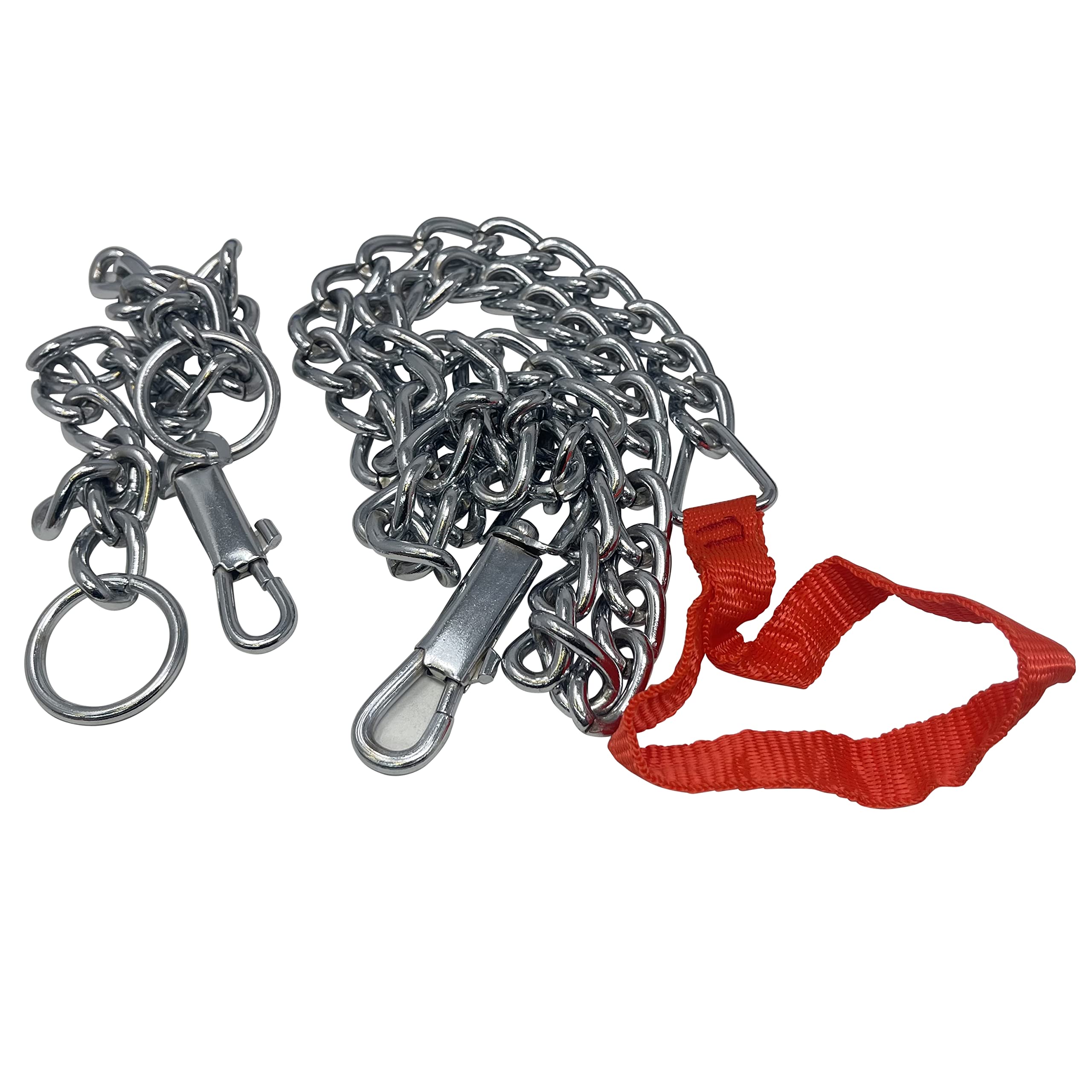 HTUK Metal Dog Leash Heavy Duty Dog Leash Pet Chain Chew Proof Dog Leash Length 1.2M 4FT Width 0.4 cm Heavy Duty Sturdy Pet Dog Leash