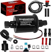 Vista 10 de Bomba de combustible eléctrica universal 12V 2.5-4.5 PSI en línea externa 5/16 pulgadas compatible con carburador marino diesel a gas marino E8016S