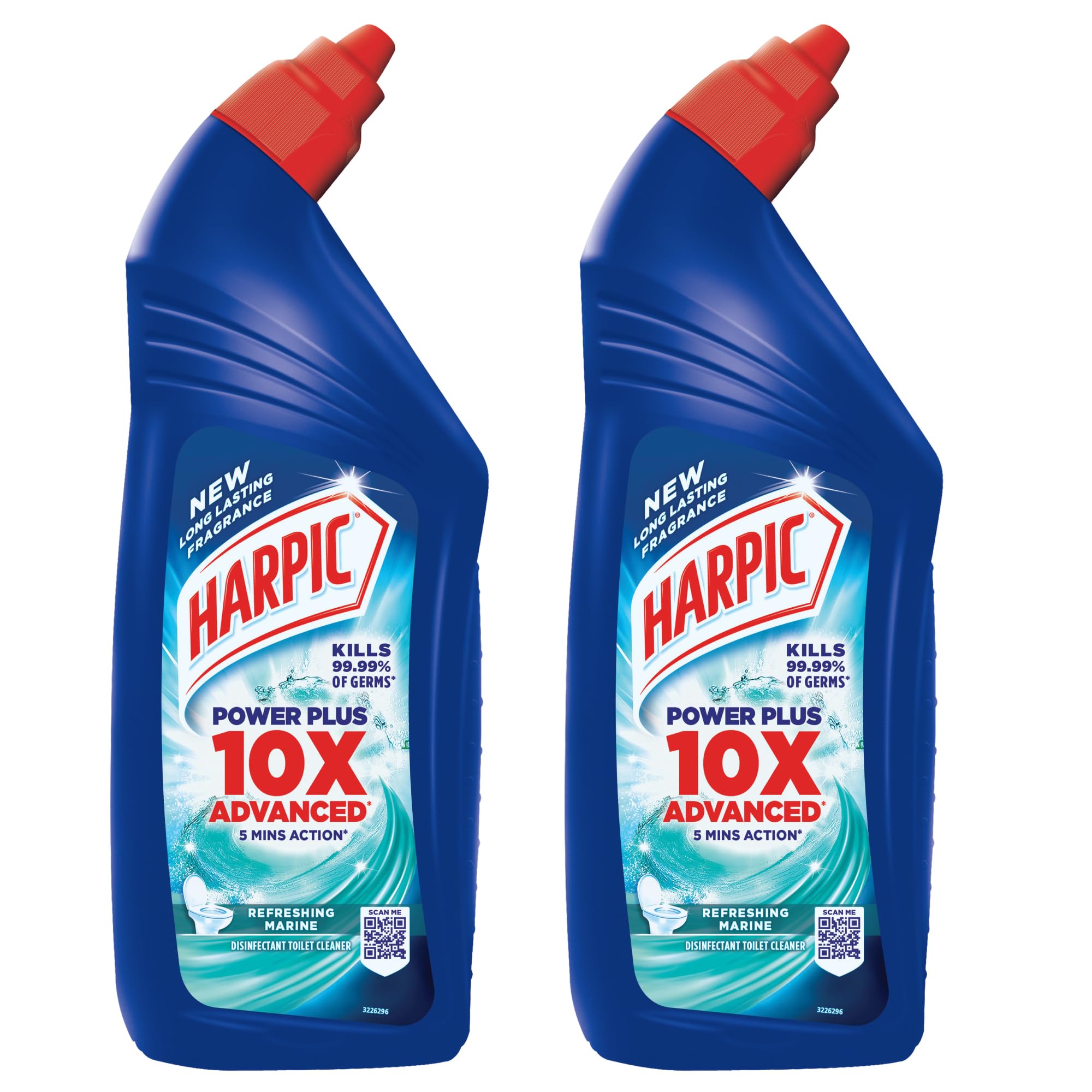 Harpic Disinfectant Toilet Cleaner Liquid, Marine - 1 Litre (Pack of 2) | Suitable for Toilet Bowls (B0C58WXMK1) Amazon Price History, Amazon Price Tracker