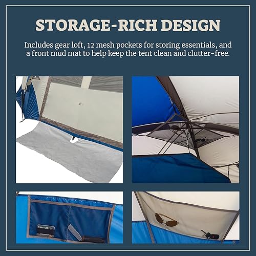 Miniatura 6 de Wenzel Modified Dome Camping Tent for Car Camping, Traveling, Festivals, and More