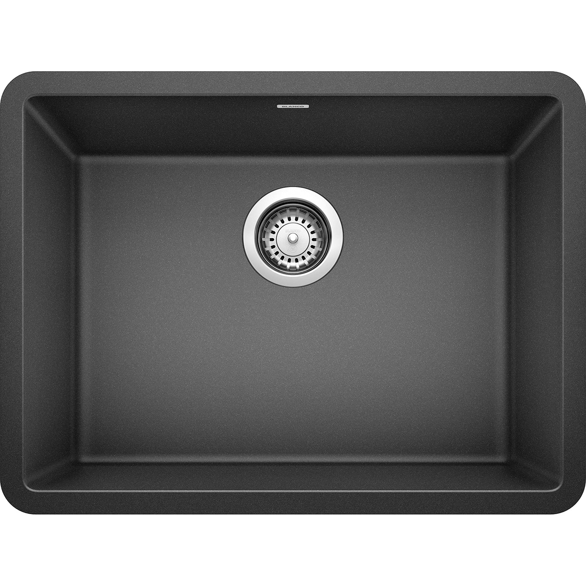 BLANCO 522258 Precis 24" Single Bowl-Anthracite Sink, 23.44" L X 17.75" W for 27" Cabinet
