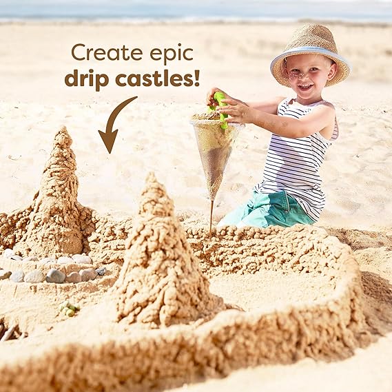 HABA Spilling Funnel XXL with Sifting Shovel - Ultimate Sand & Water Mixing STEM Learning Activity, Kids Beach Toys & Kids Outdoor Toys for 3+