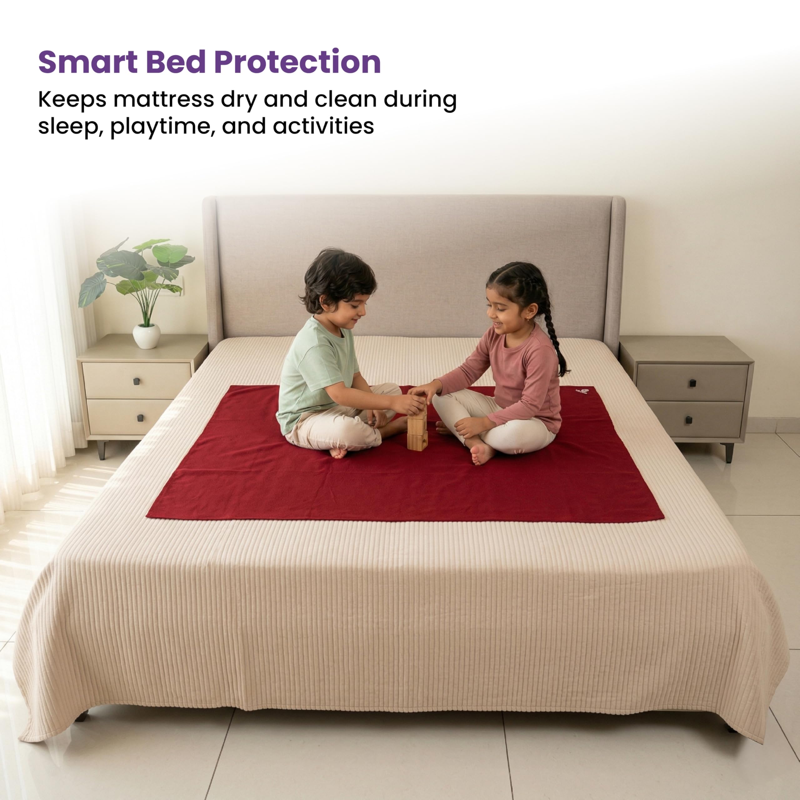 MY ARMOR Baby Dry Sheet - Waterproof & Leakproof -3 MY ARMOR Baby Dry Sheet - Waterproof & Leakproof -3