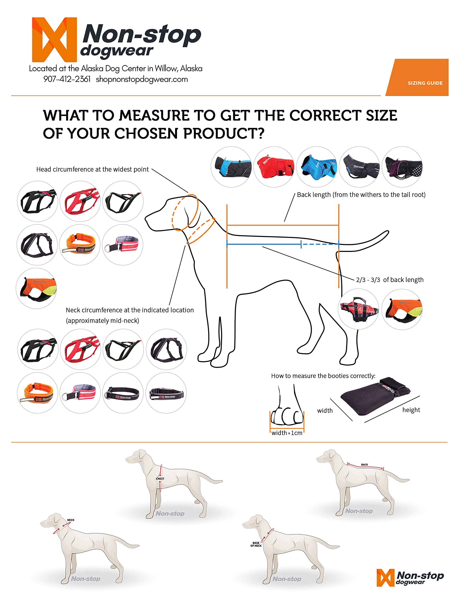 Non-stop dogwear Harnais Line 5.0 | 214 | Harnais de tous les jours pour chien en noir, taille G 6