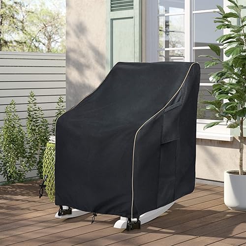 Miniatura 112 de Funda para mesa auxiliar para exteriores, impermeable, rectangular, para patio, pequeña, 36 x 24 x 16 pulgadas, fundas rectangulares impermeables