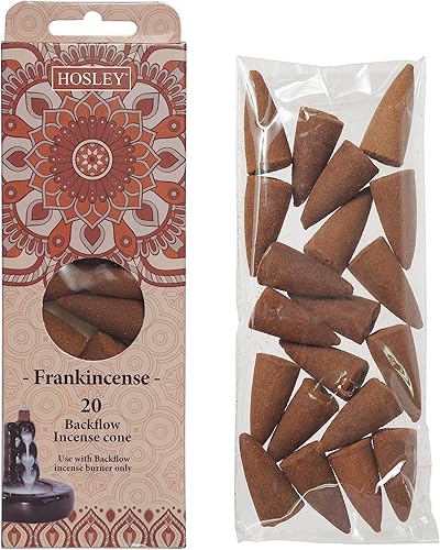 Miniatura 2 de Hosley Conos de incienso marrón con reflujo de incienso, aroma de larga duración para positividad y aire puro, polvo de madera, aromaterapia para