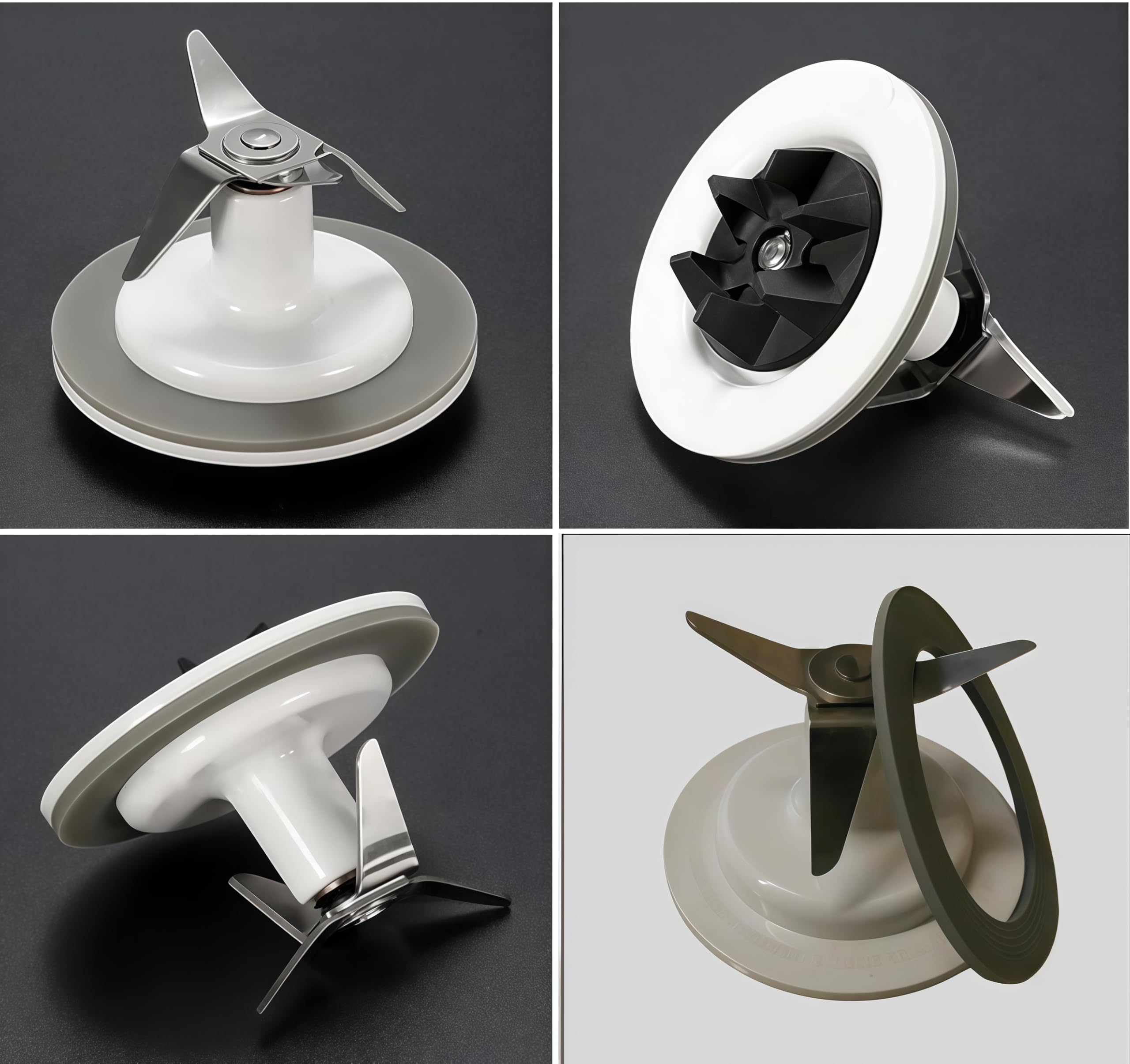 Pieza de cortador de cuchillas de repuesto compatible con licuadoras Hamilton Beach y licuadoras Blade Proctor Silex