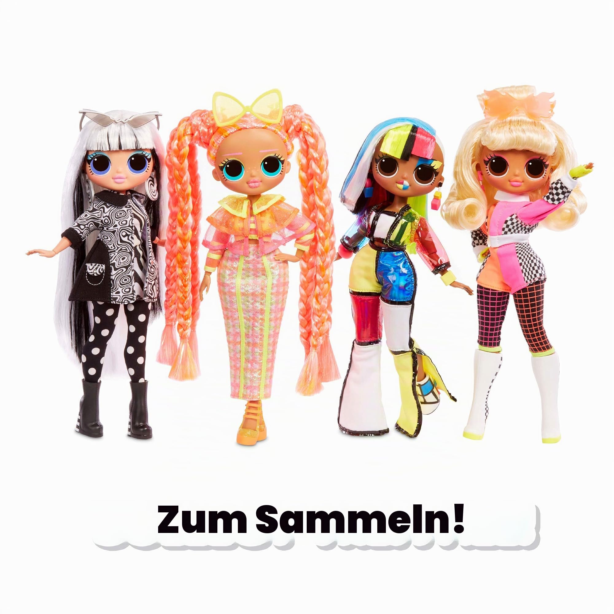 L.O.L. Surprise! Sammelbare Modepuppen - Mit 15 Überraschungen, Kleidern & Accessoires - Speedster - OMG Lights Serie