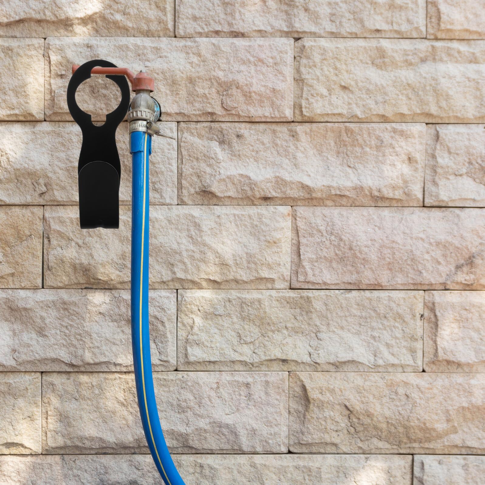 VICASKY Gancio in Ferro per Tubo da Giardino 2pezzi Porta Tubo Acqua Estensibile per Lavello Auto Terrazza