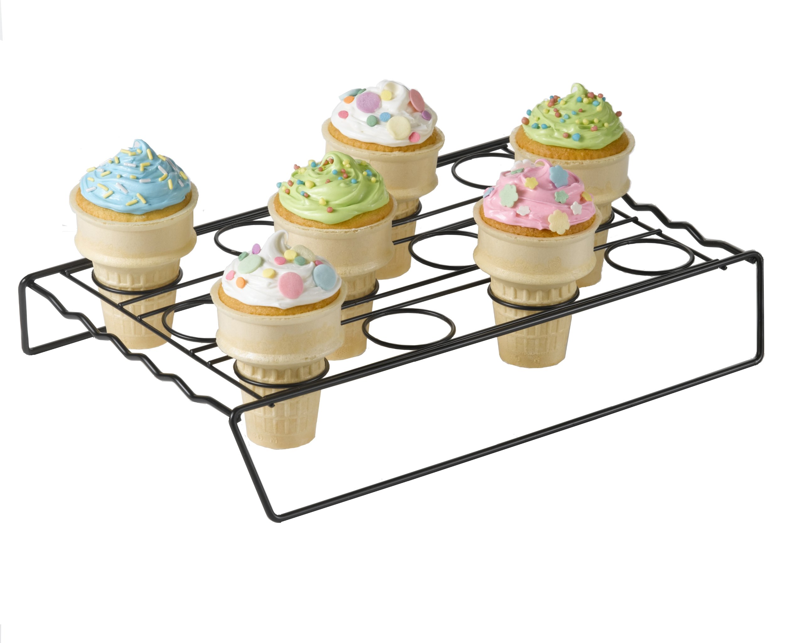 Nifty Solutions Ice Cream Cone Cupcake Baking Rack