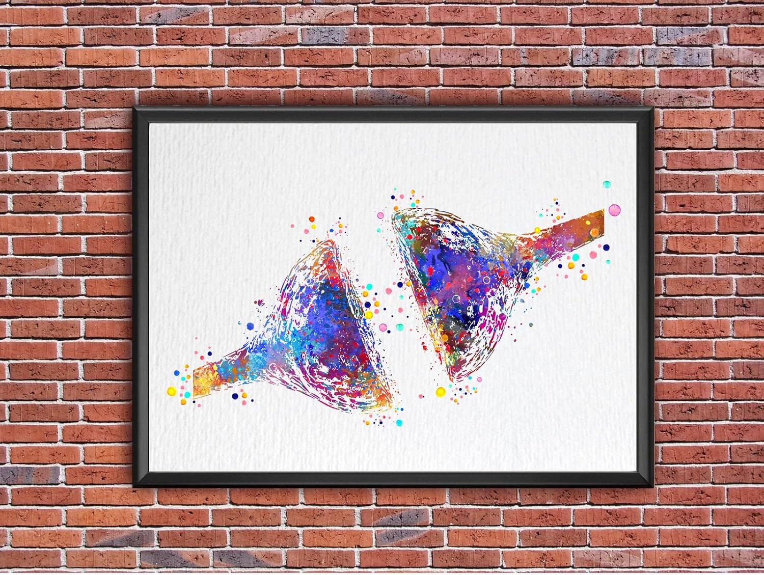 Dignovel Studios 13X19 Unframed Synapse Receptor Watercolor Art Print Poster Science Neurology Nerve Cell Medical Brain Wall Clinic Décor DN729