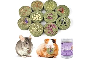 ERKOON Timothy Hay Chew Blocks for Hamsters