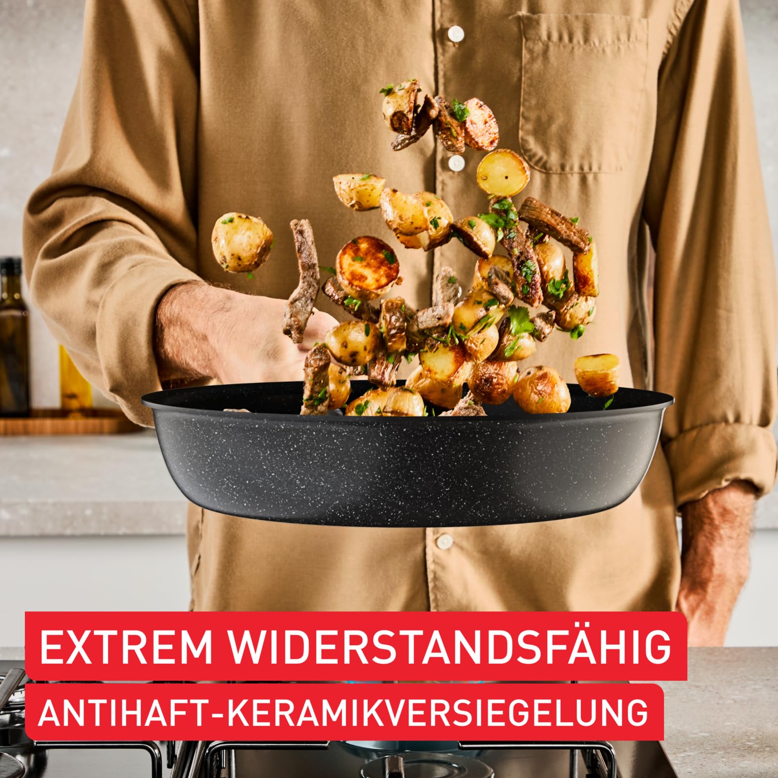 Tefal Explore On Keramikcrêpepfanne 28 cm – Bild 4