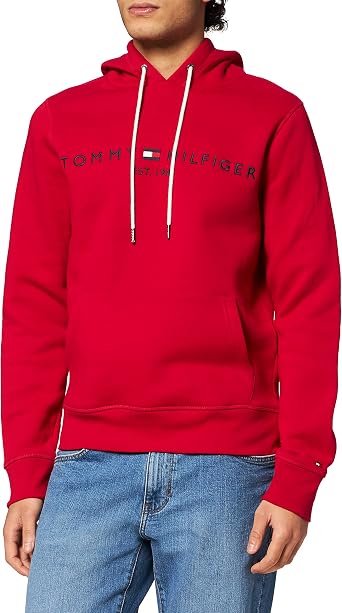 Tommy Hilfiger Tommy Logo Hoody Sudadera con Capucha para Hombre:  Amazon.es: Ropa
