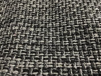 OctoRose Twin Size 3 Side Zipper Upholstery Thick Linen Black Futon Cover Sofa DayBed Mattress Slipcover Couch Protector Linen-Black, Twin Size