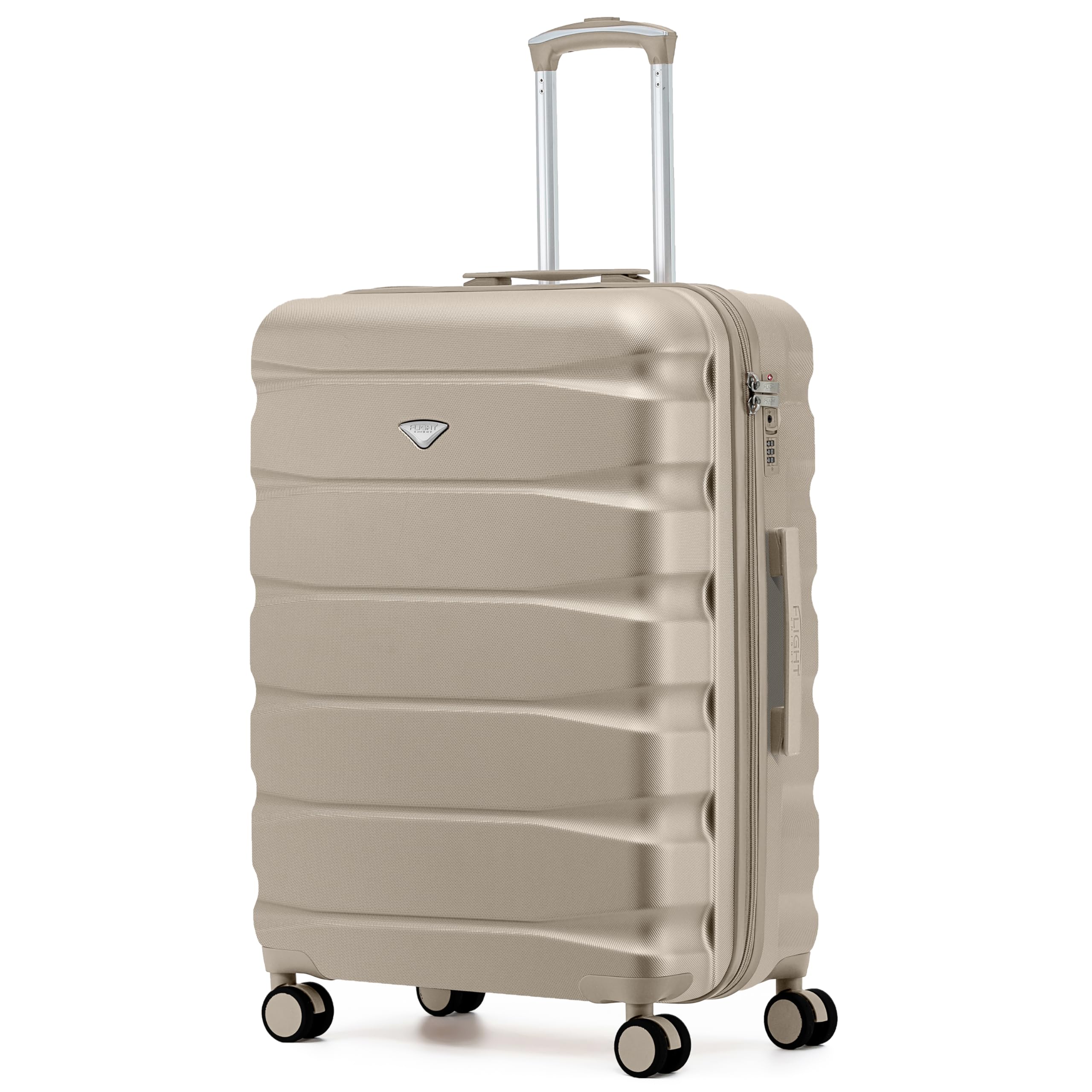 Flight Knight Underseat Cabin Suitcase 45x36x20cm | Free Hand Luggage for EasyJet & Wizz Air | Lightweight ABS Hard Shell with 8 Silent-Glide Spinner Wheels | Max Space Travel Bag — view 84