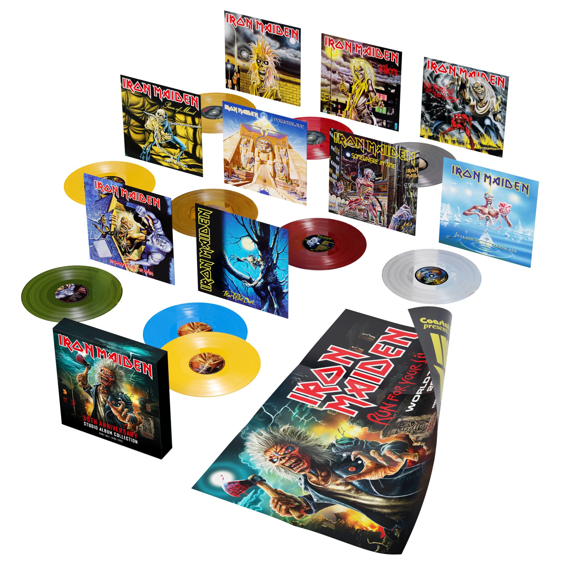 50th Anniversary Studio Album Collection Part 1: 1980-1992 (1 Box 1 . Edición Exclusiva Amazon