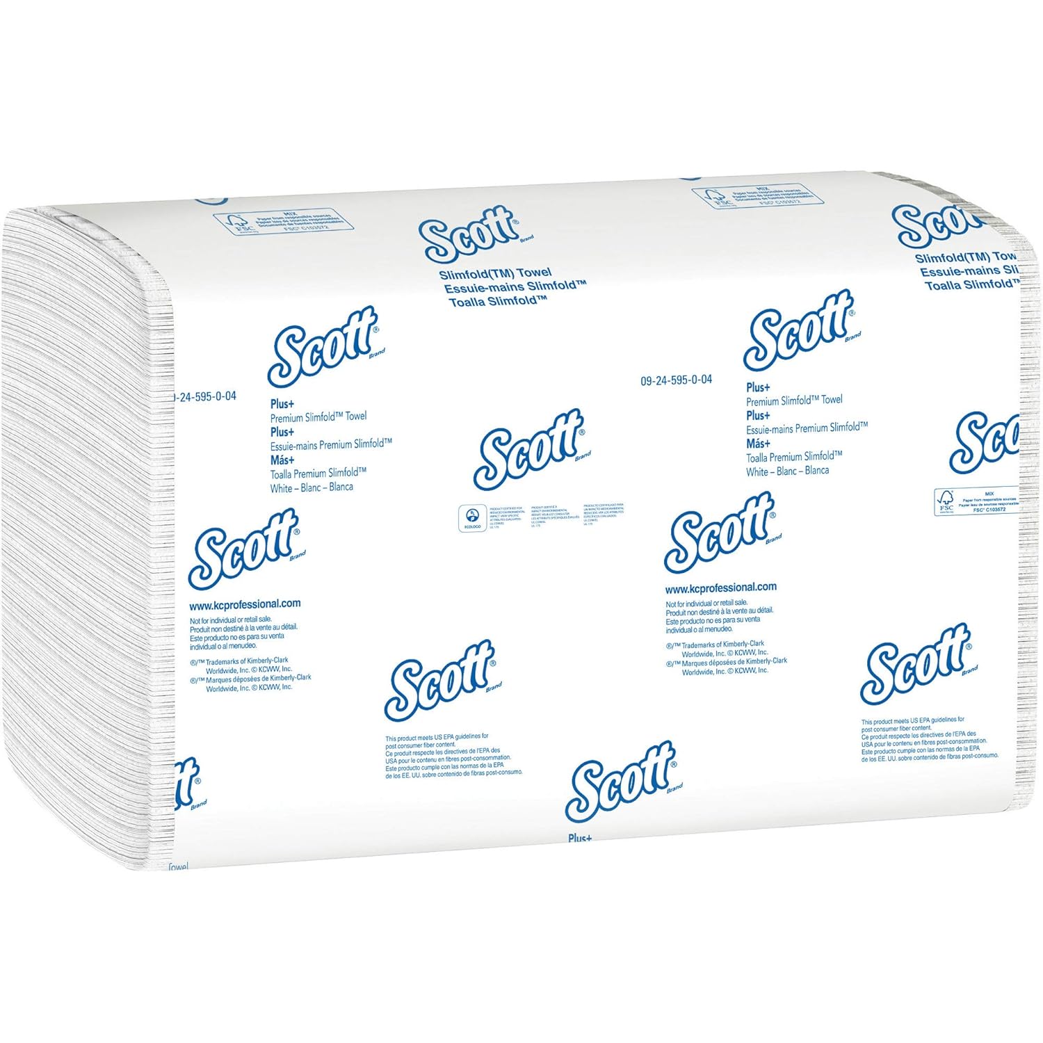 Hand Towels Scott Slimfold (04442) with FastDrying Absorbency Pockets