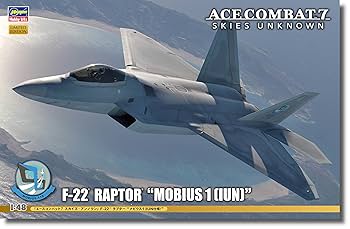 Amazon.com: Hasegawa 1/48 F-22 Raptor Mobius 1 [IUN] Ace