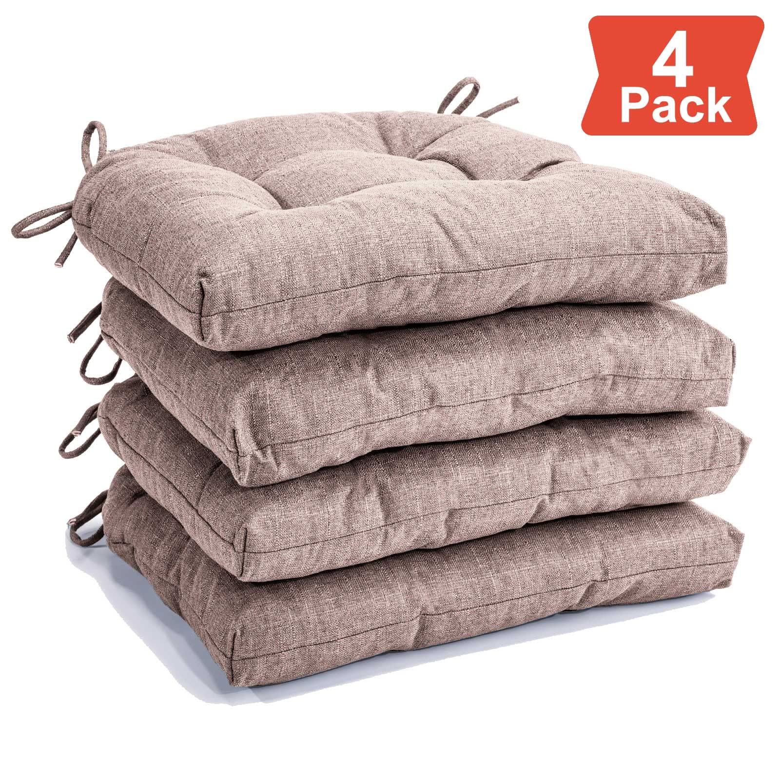 Kyaringtso Chair Cushions for Dining Chairs, 4 Pack Soft and