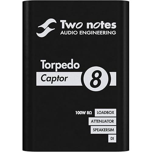 Two Notes Torpedo Captor Reactive Loadbox DI and Attenuator - 8 Ohm