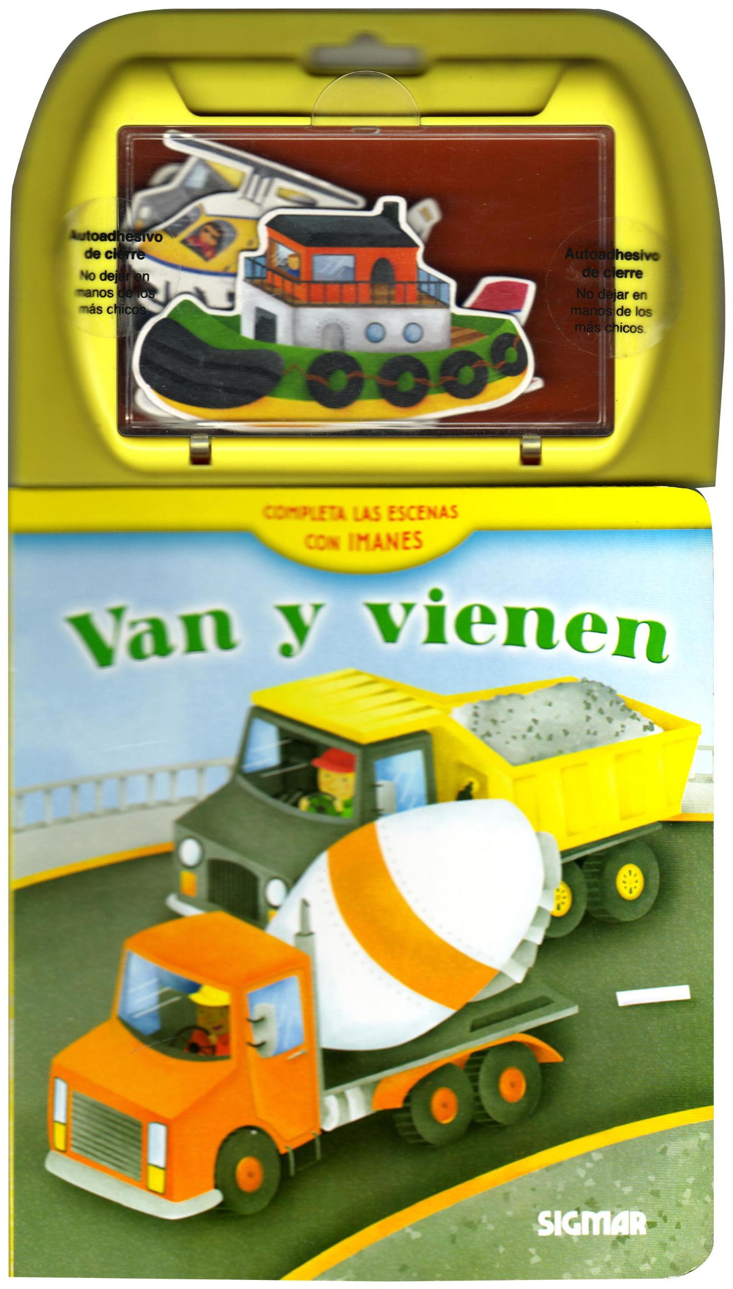 Van y Vienen/ They Come and Go: Completa las escenas con imanes/ Complete the Scenes with Magnets (Imanes/ Magnets) (Spanish Edition)