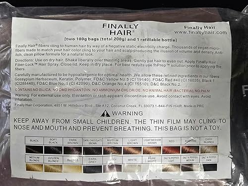 Miniatura 8 de Fibras constructoras de pelo 100+ 14 114gramos, 4 onzas. El relleno del grado más alto que puedes usar para tus botellas.