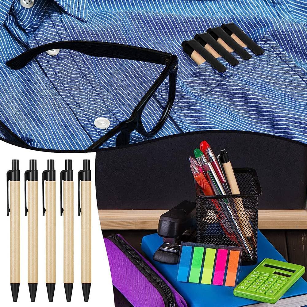 Deegtran Lot De 200 Stylos à Bille Rétractables Sans Bavure - 1 Mm Deegtran Lot De 200 Stylos à Bille Rétractables Sans Bavure - 1 Mm