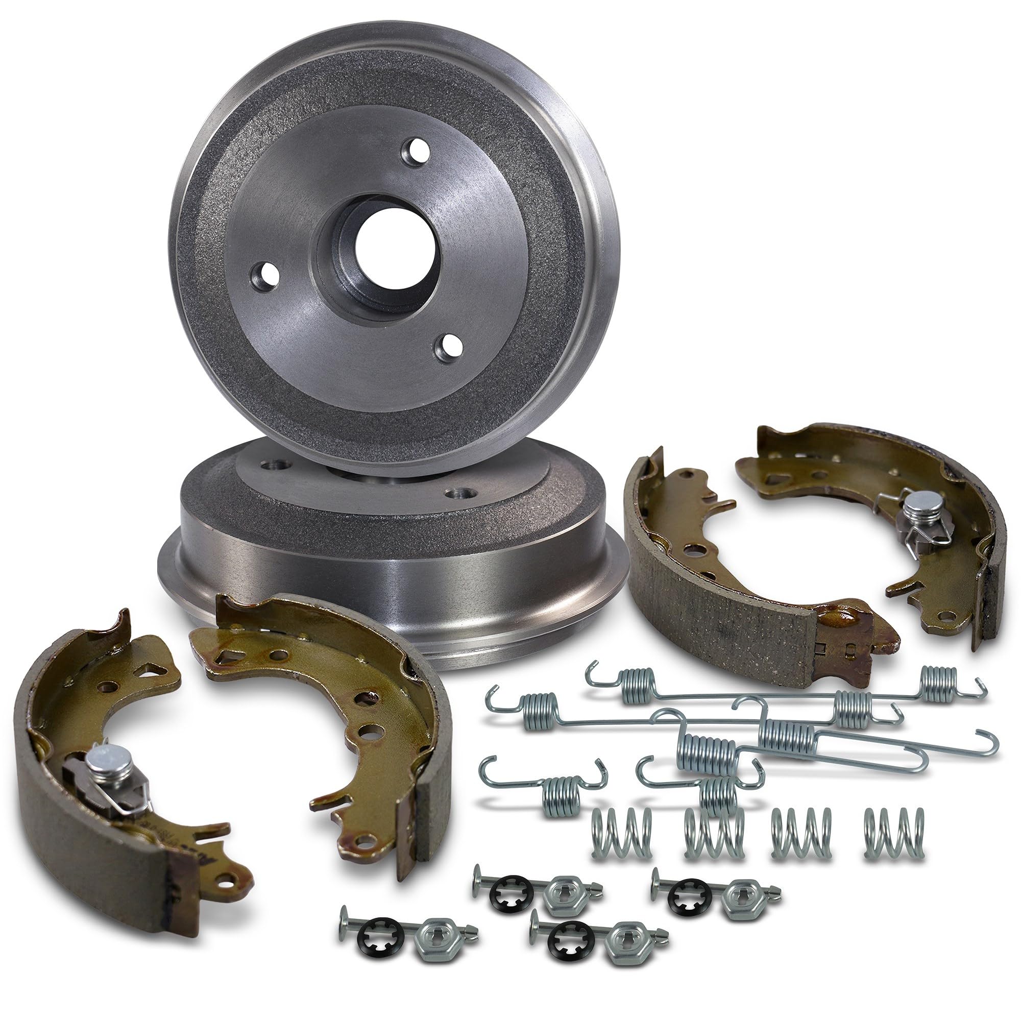 Kit freno BESTPRICE asse posteriore incl. 2x Tamburo freno asse posteriore 4x Ganasce freno asse posteriore 1x Kit di montaggio Compatibile con CITROËN AX (ZA-_), SAXO (S0, S1), PEUGEOT 106 I, 106 II