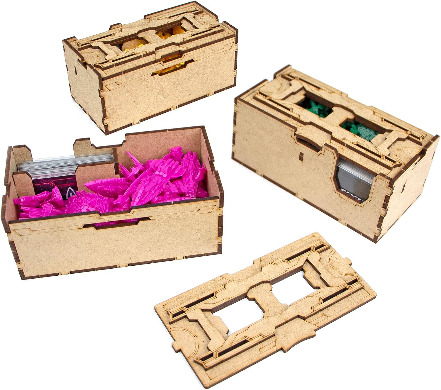 TowerRex Organizer for Twilight Imperium Board Game and Prophesy of Kings Expansion, Storage Insert, Accessories Upgrade