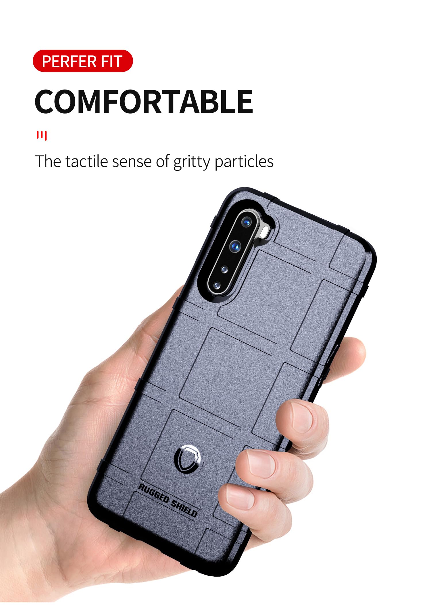 Asuwish Phone Case for OnePlus Nord with Tempered Glass Screen Protector  Cover and Slim Thin Hard Mobile Film Rugged Cell Accessories Protective One