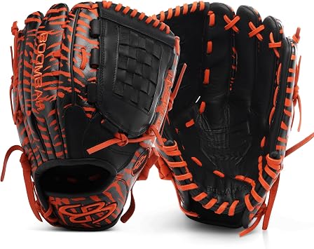 Boombah Softball Fielding Glove B7 B Web - Tiger Stripes Print - Multiple Sizes