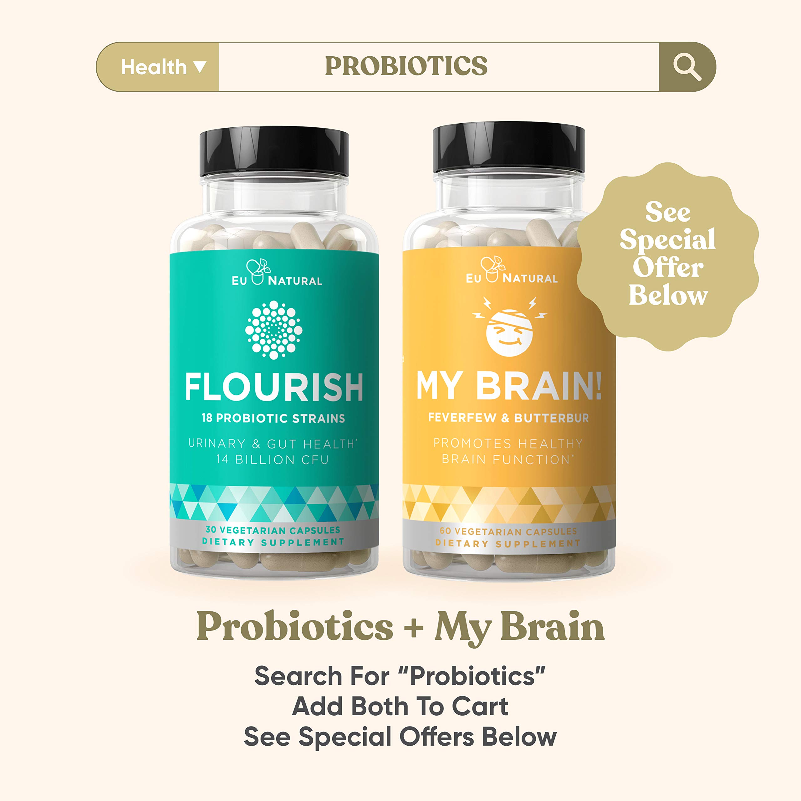 My Brain! Headache Vitamins Sensitivity, Nausea & Auras, Healthy