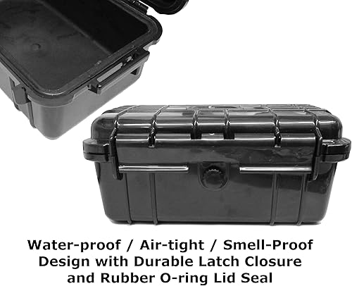 Miniatura 5 de Smokesafe Maleta mediana antihumedad de 7.5 pulgadas, resistente al olor, almacenaje de viaje, contenedor de cajas de almacenamiento, se adapta a