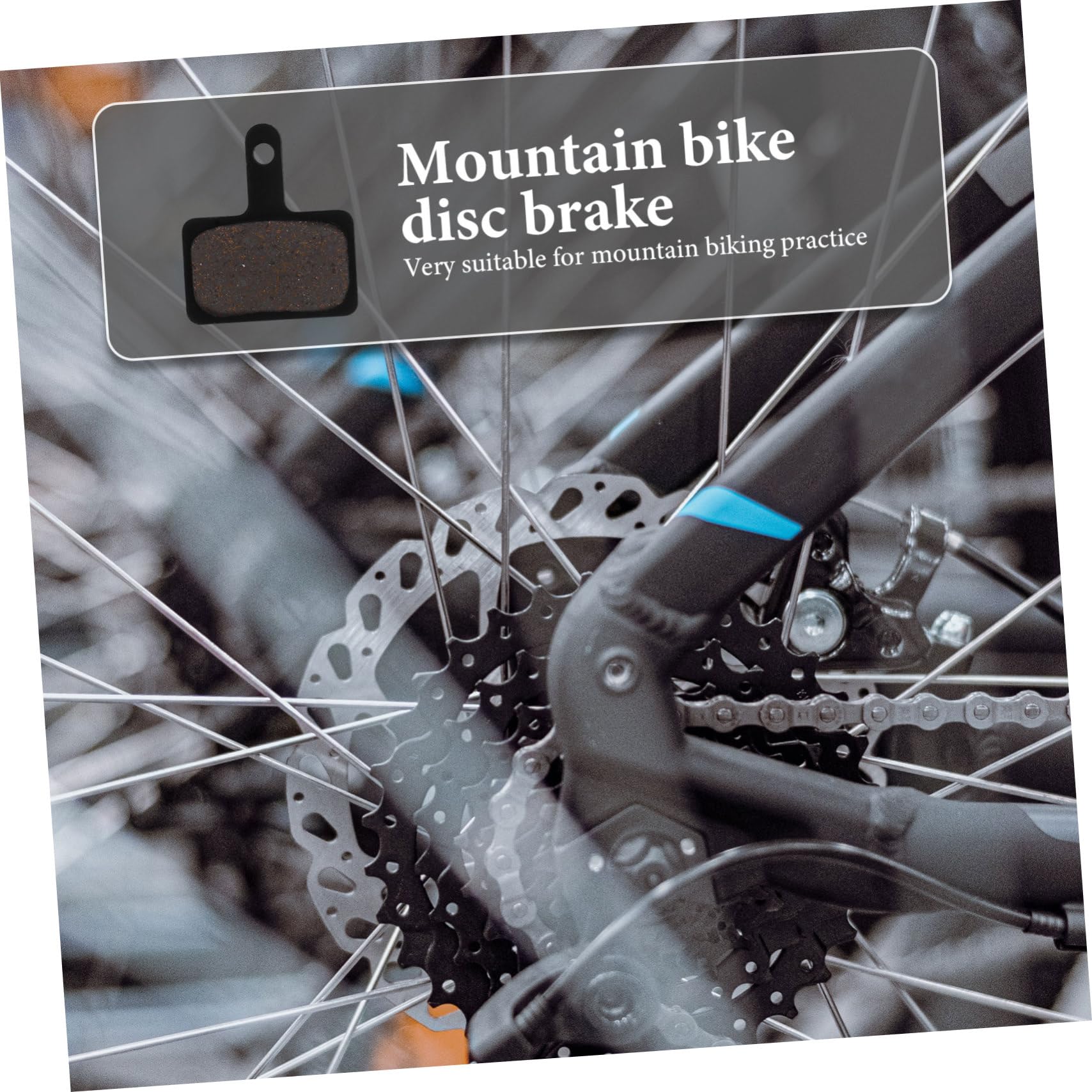 BESPORTBLE Pastiglie dei Freni della Bicicletta Freni della Bici Elettrica Pastiglie Freno Mountain Ciclismo Disco Freno Ciclismo Disco Pad Sostituzione Mezza Piastra