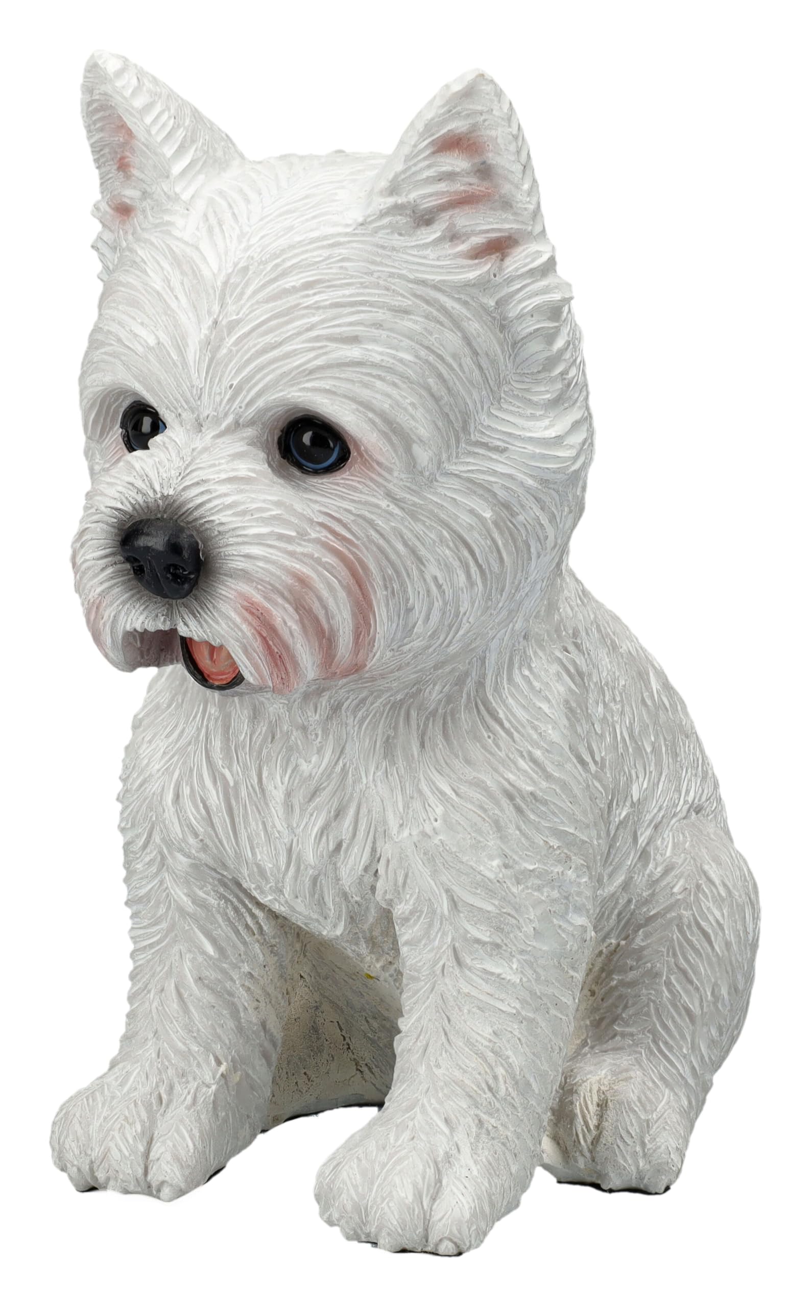 Westie - Statuetta decorativa "West Highland White Terrier Statua del Cane, figura di animale, altezza 15 cm