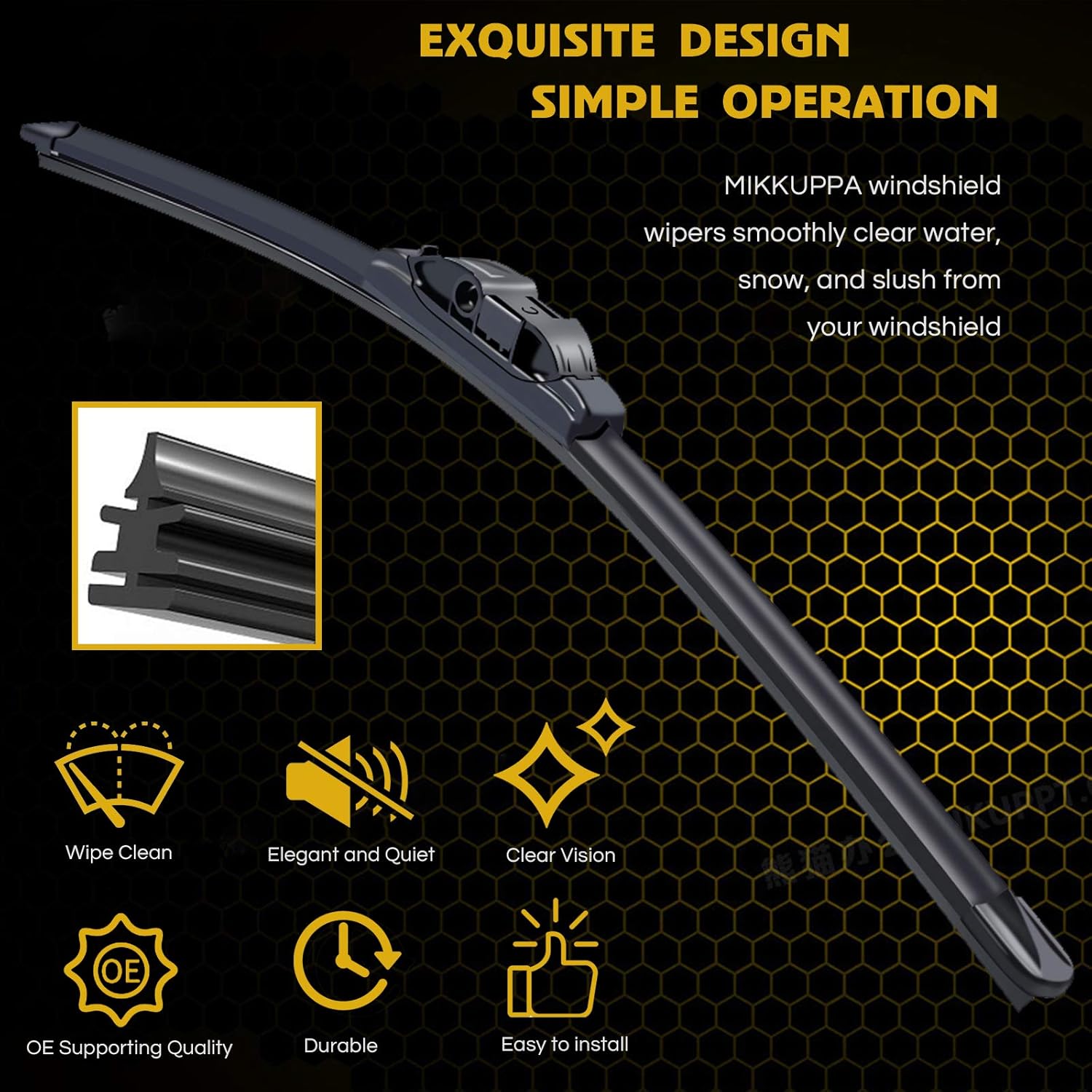 Buy Replacement For 2008 2017 Porsche Cayenne Mikkuppa 26 26 Windshield Wipers All Season Wiper Blades Pack Of 2 Online In Indonesia B07z8s9w7f