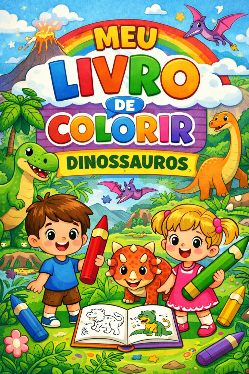Meu Livro de Colorir: Dinossauros