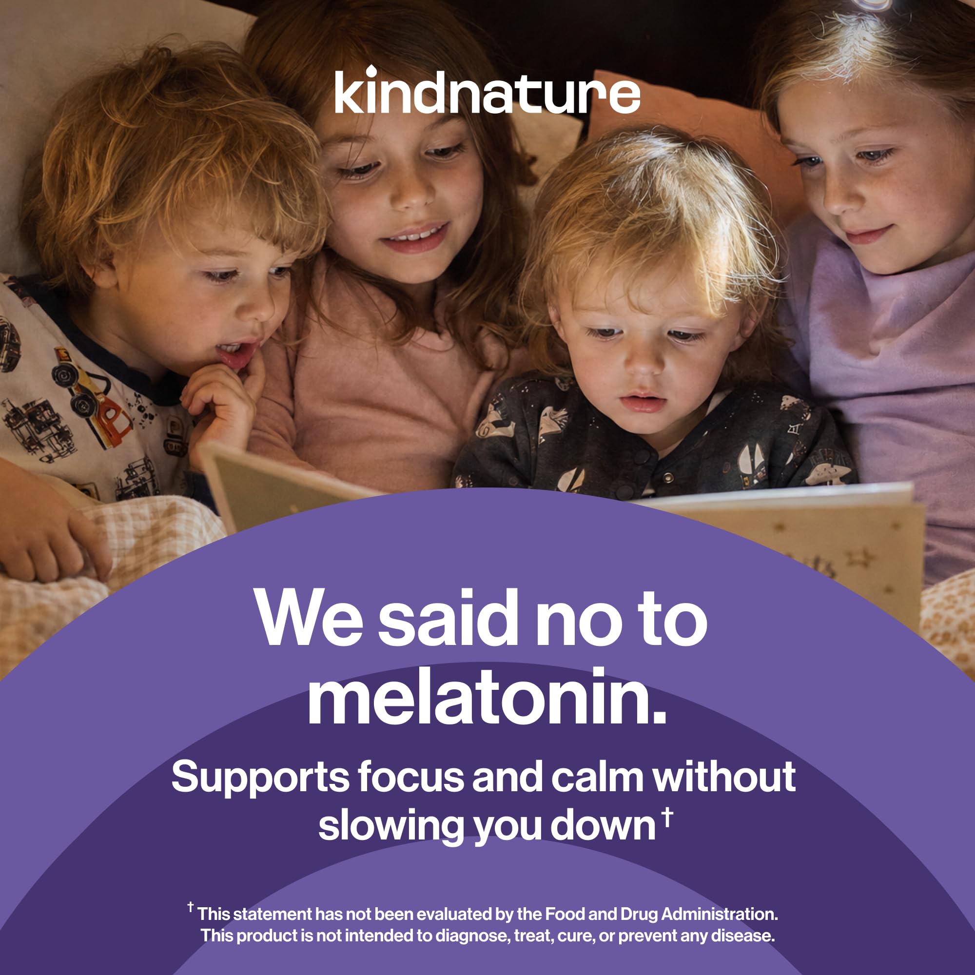 kindnature L-Theanine 200mg Gummies for Kids 4+ & Adults – Pure Single-Ingredient Calm & Focus Chewables – Clinical Dose, Non-Drowsy Relaxation – Vegan, Mixed Berry – 60 Ct — Amazon image 5