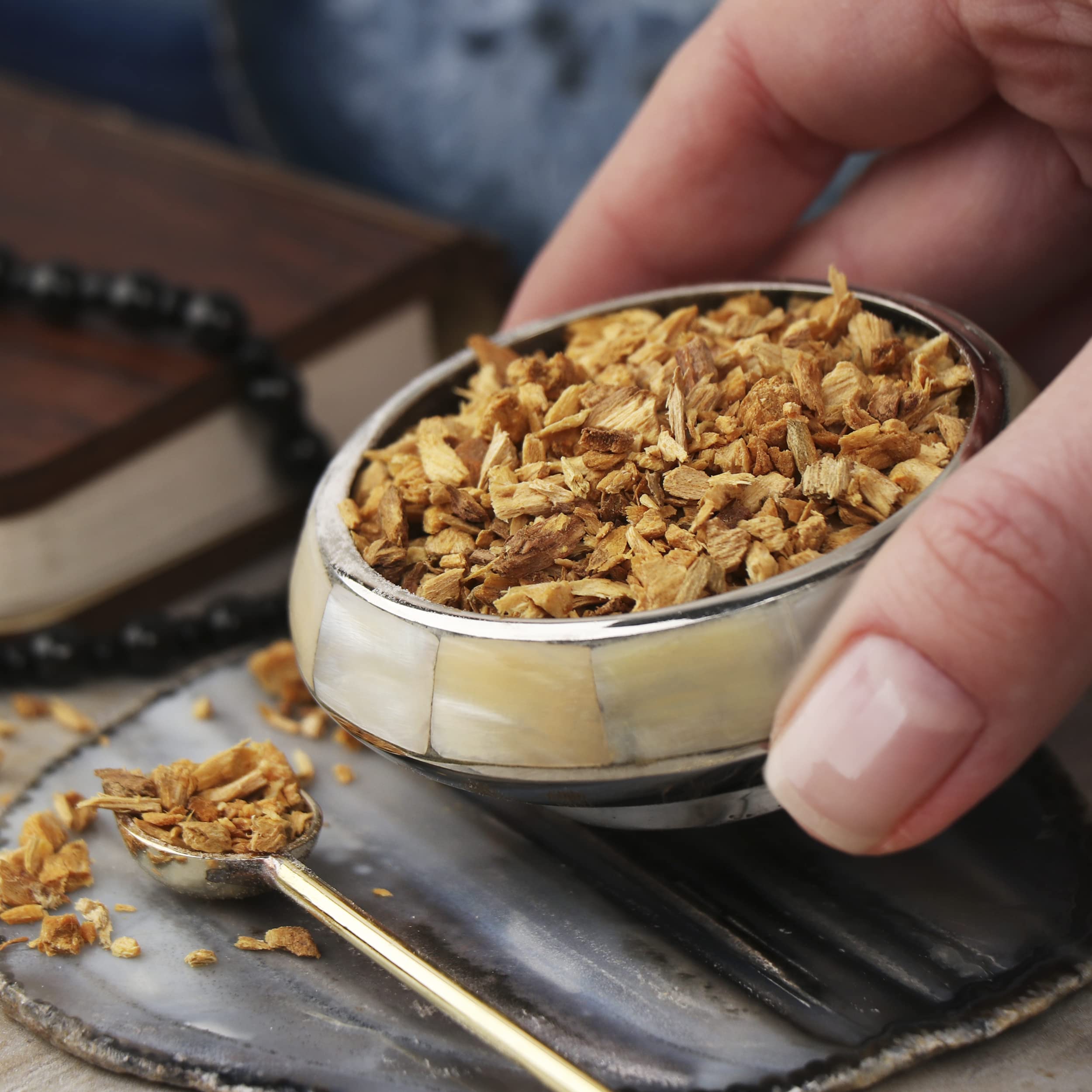 NKlaus 300g Palo Santo del Perù taglio Legno Santo incenso dolce incenso resinoso profumo di copale 1642