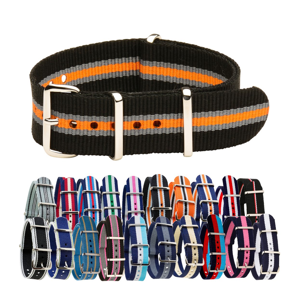 Clockwork Synergy® Classic Nylon Ballistic watch straps bands