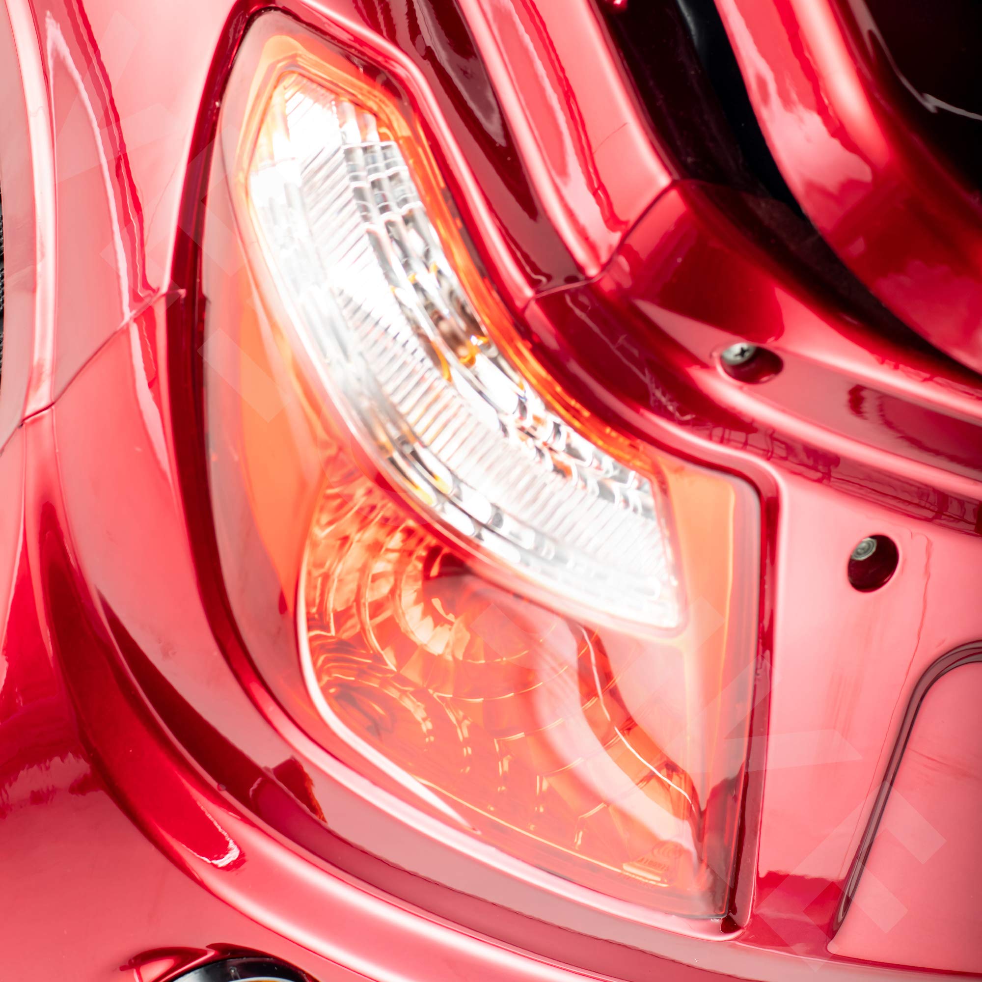 ZT15 VELECO Elektromobil, Veicolo Elettrico per Anziani, Disabili, Senior, Triciclo, 12 km/h ROSSO