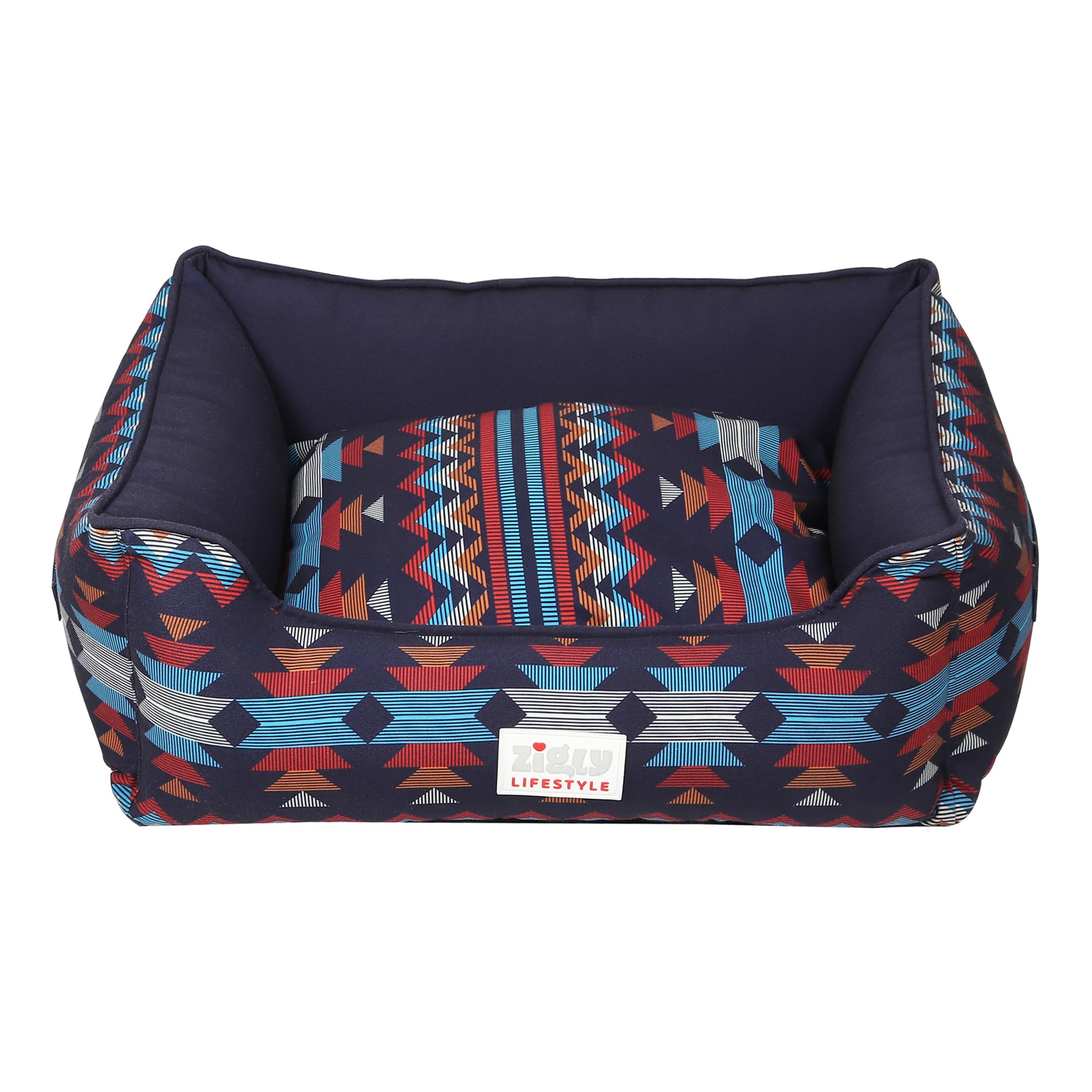 Zigly Lifestyle Naval Force Soft Lounger Bed for Dogs and Cats - Reversible | Removable Cover | Washable Dog Beds - Anti Water Resistant Fabric at Bottom (XL) (B0C9MVYYLJ) Amazon Price History, Amazon Price Tracker