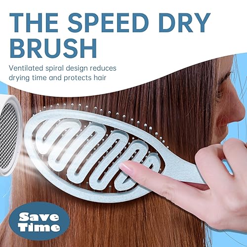 Miniatura 2 de Daily Gard Cepillo desenredante, cepillo desenredante ventilado seco y húmedo para mujeres y hombres, cepillo de secado rápido para cabello