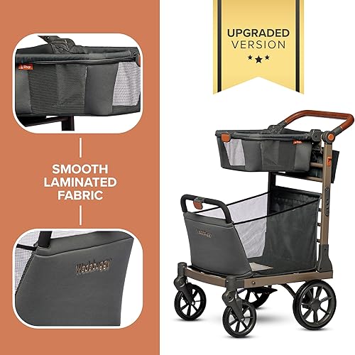 Miniatura 2 de Compra carrito de compras plegable: carros utilitarios plegables portátiles y ligeros con ruedas fáciles de maniobrar, cestas de almacenamiento para