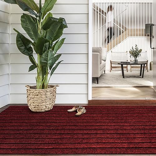 Miniatura 7 de ANTPOP Alfombra de pasillo de 2 x 6 pies, para interiores y exteriores, con parte trasera de goma, alfombra lavable para pasillo, entrada, cocina,