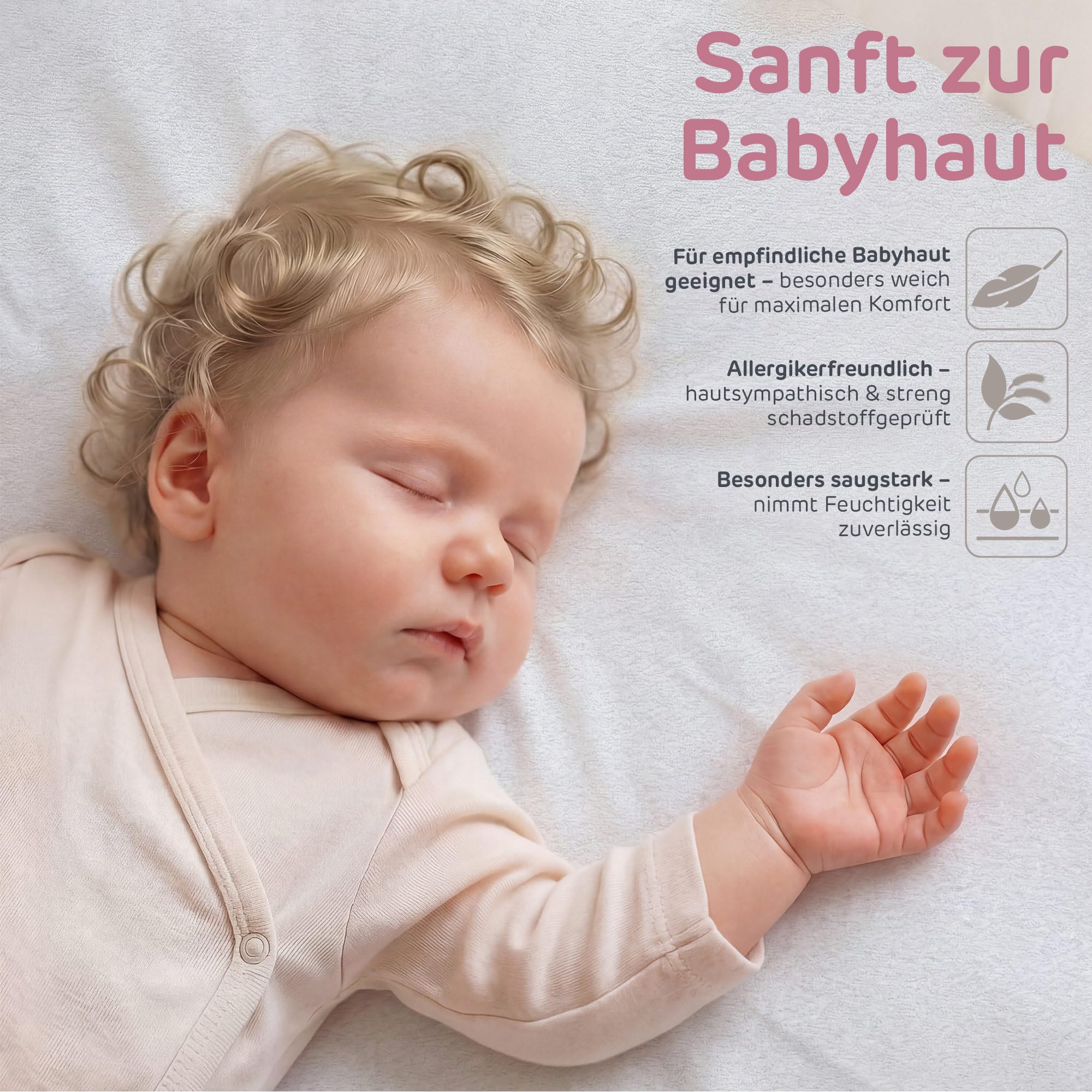 babybay Prześcieradło z gumką frotte z membraną, pasuje do modeli Maxi, Midi, Boxspring, Comfort i Comfort Plus, białe, 89 x 50 cm (pojedyncze opakowanie)