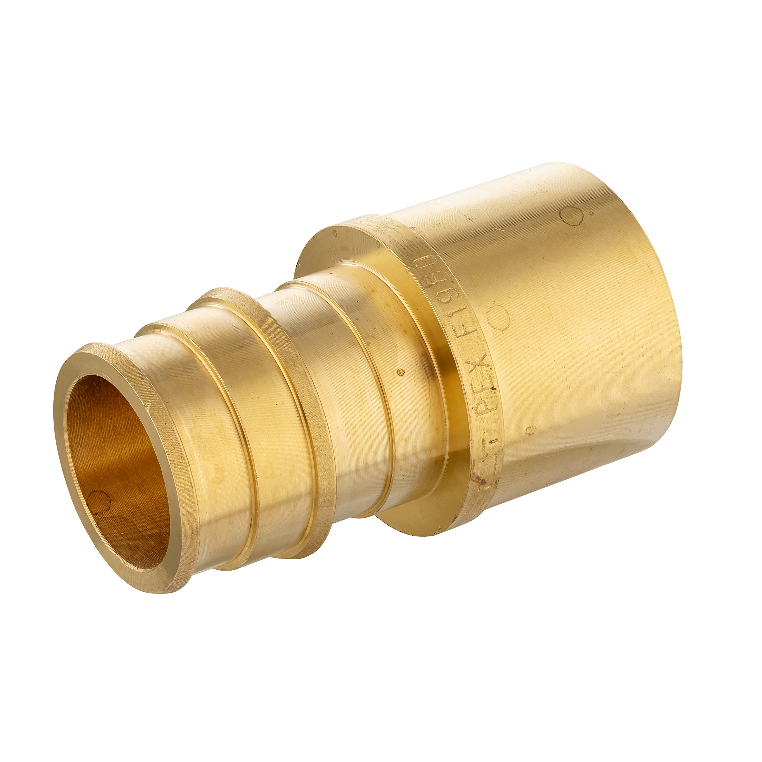 (5 sztuk) EFIELD Pex A pełny przepływ ekspansji mosiężna złączka 3/10.2 cm x 3/10.2 cm żeński adapter potu (nad miedzianą rurą), ASTM F1960