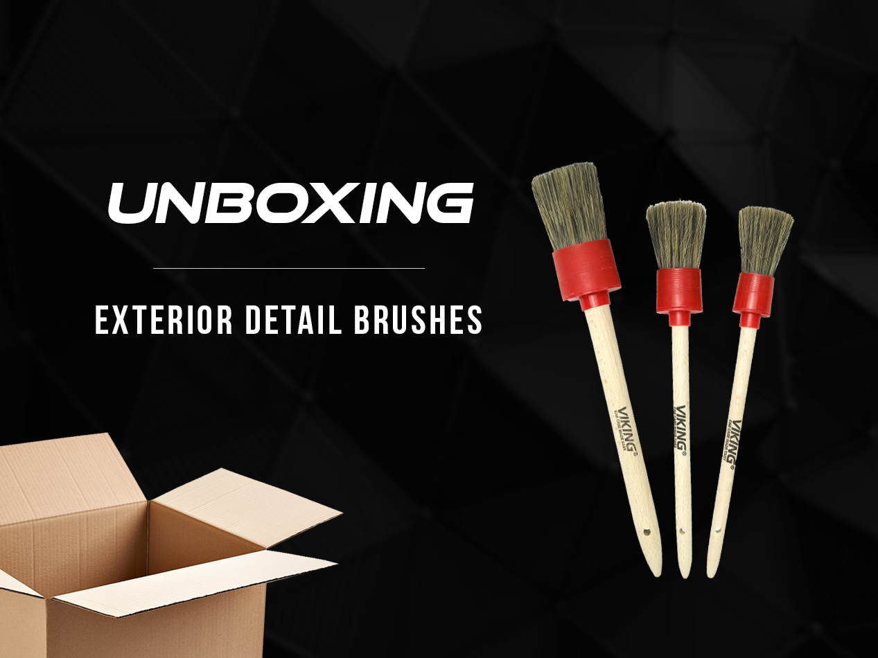 Amazon.com: VIKING Car Detailing Brush Set for Exterior Car